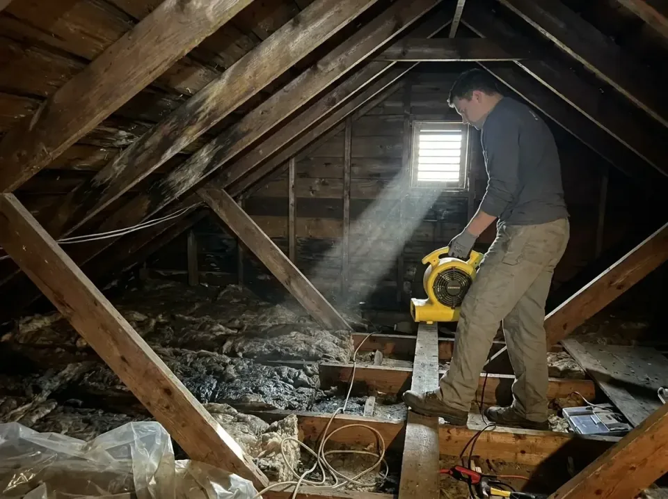 attic-water-damage-drying-proc-007 — frequently asked questions, Emergency Water Extraction & 24/7 Flood Response in New Sta…